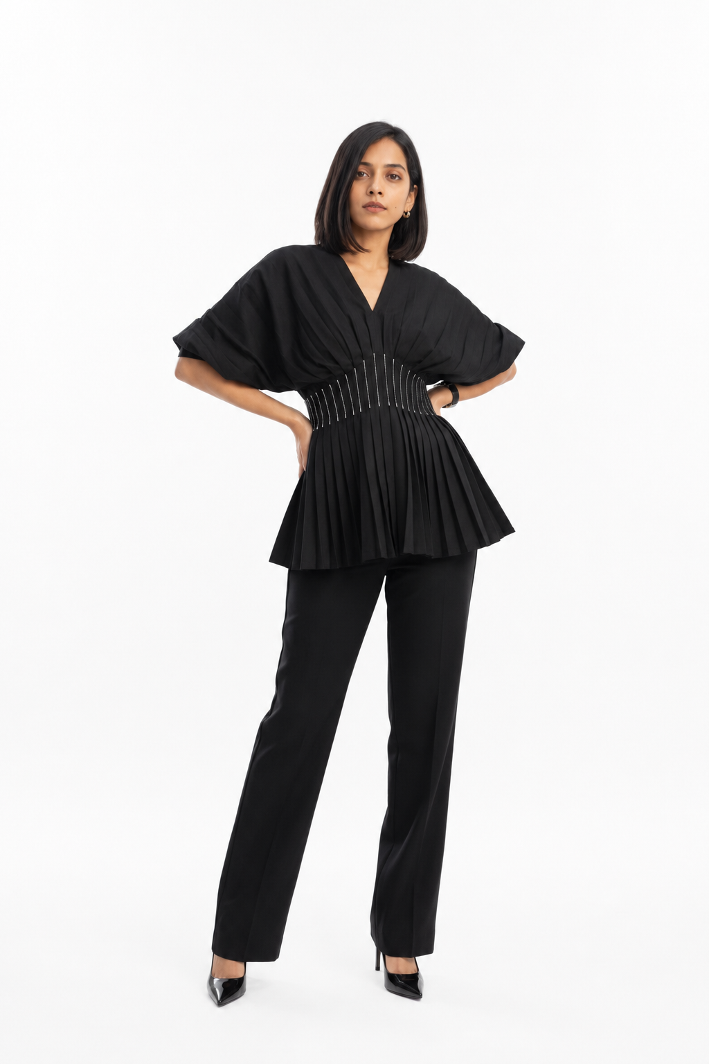 Midriff Drama Top