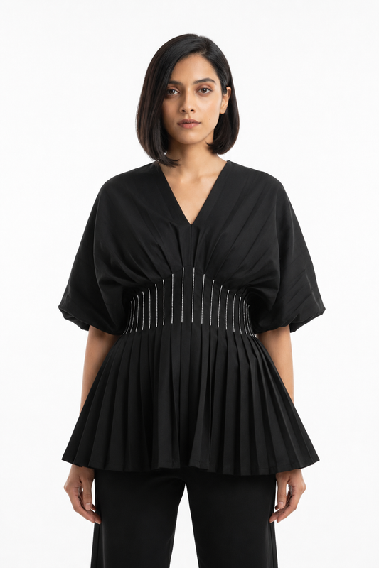 Midriff Drama Top