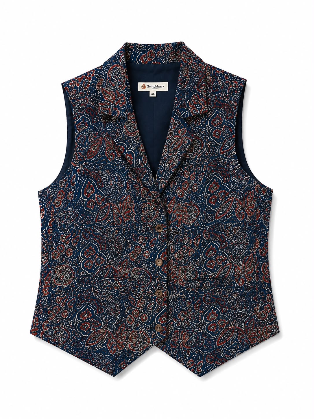 04 Ajrakh Waist Coat