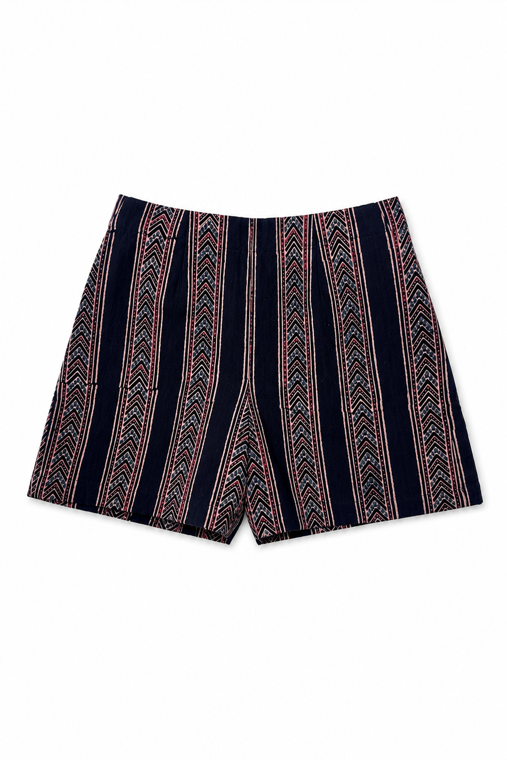 Ajrakh Stripes Shorts